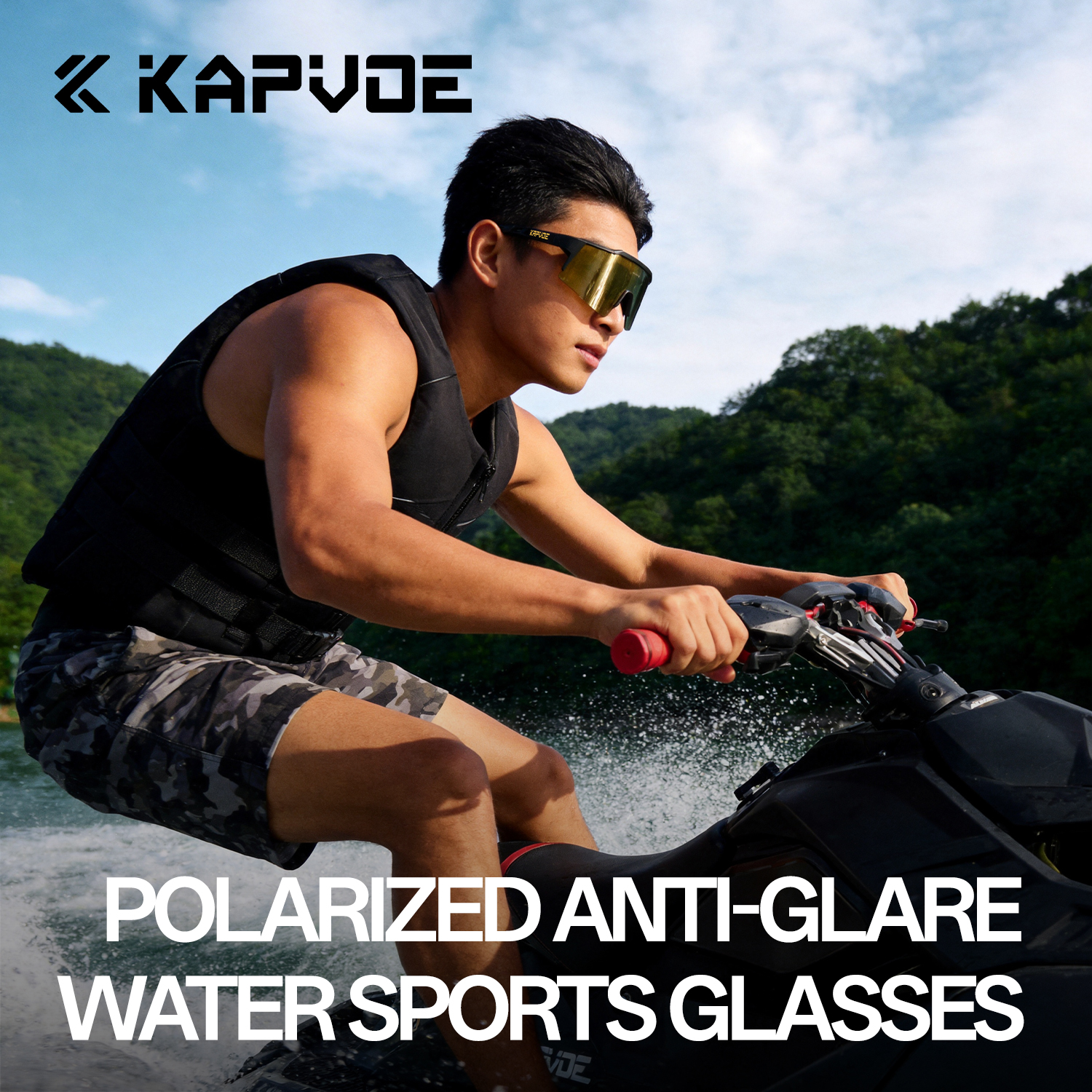 KAPVOE UV400 Anti-glare Surfin - Aquatic Sports 评论和价格