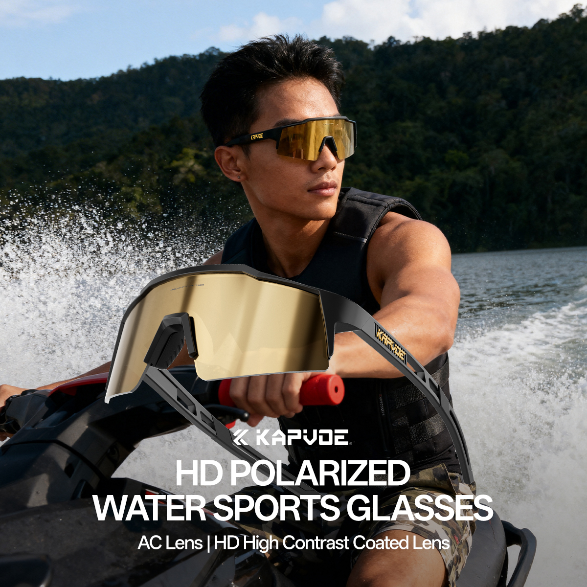 KAPVOE UV400 Anti-glare Surfin - Aquatic Sports 评论和价格