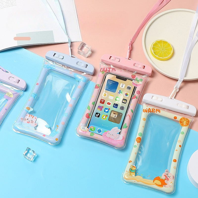 1pc Waterproof Cartoon Phone C - Aquatic Sports 评论和价格