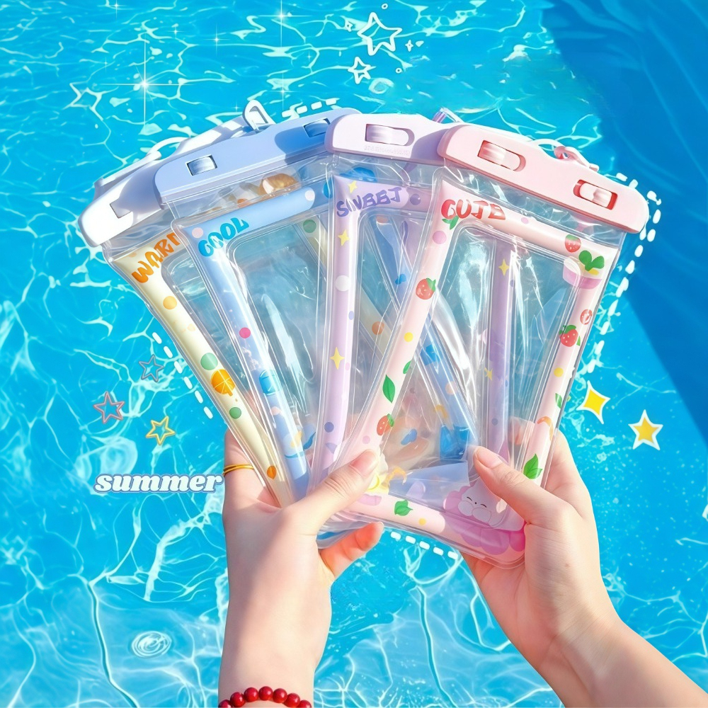 1pc Waterproof Cartoon Phone C - Aquatic Sports 评论和价格