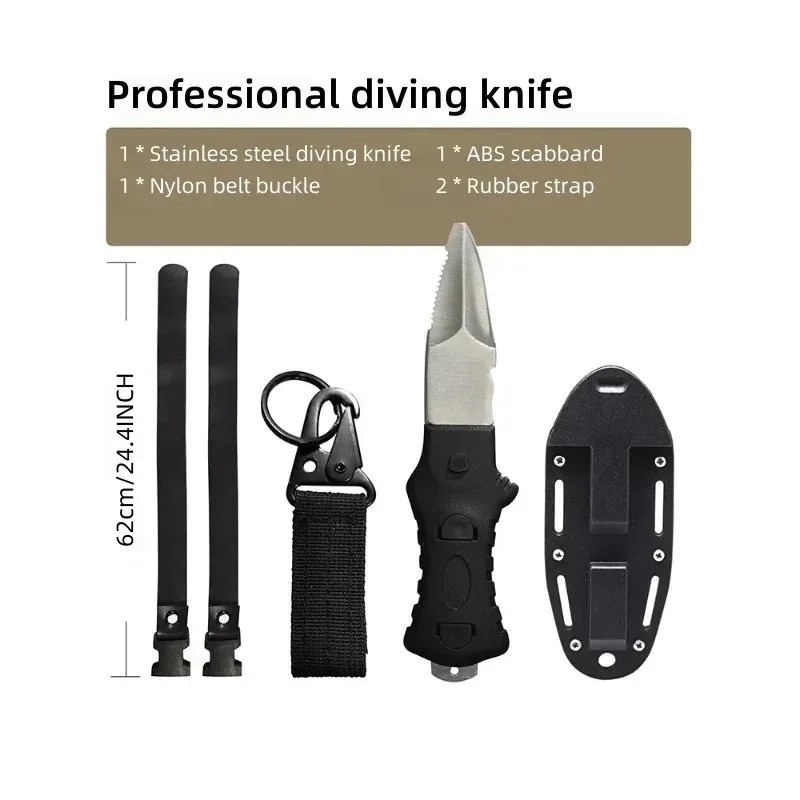 Outdoor Water Rescue Knife Spe - Dive Knife Titanium 评论和价格