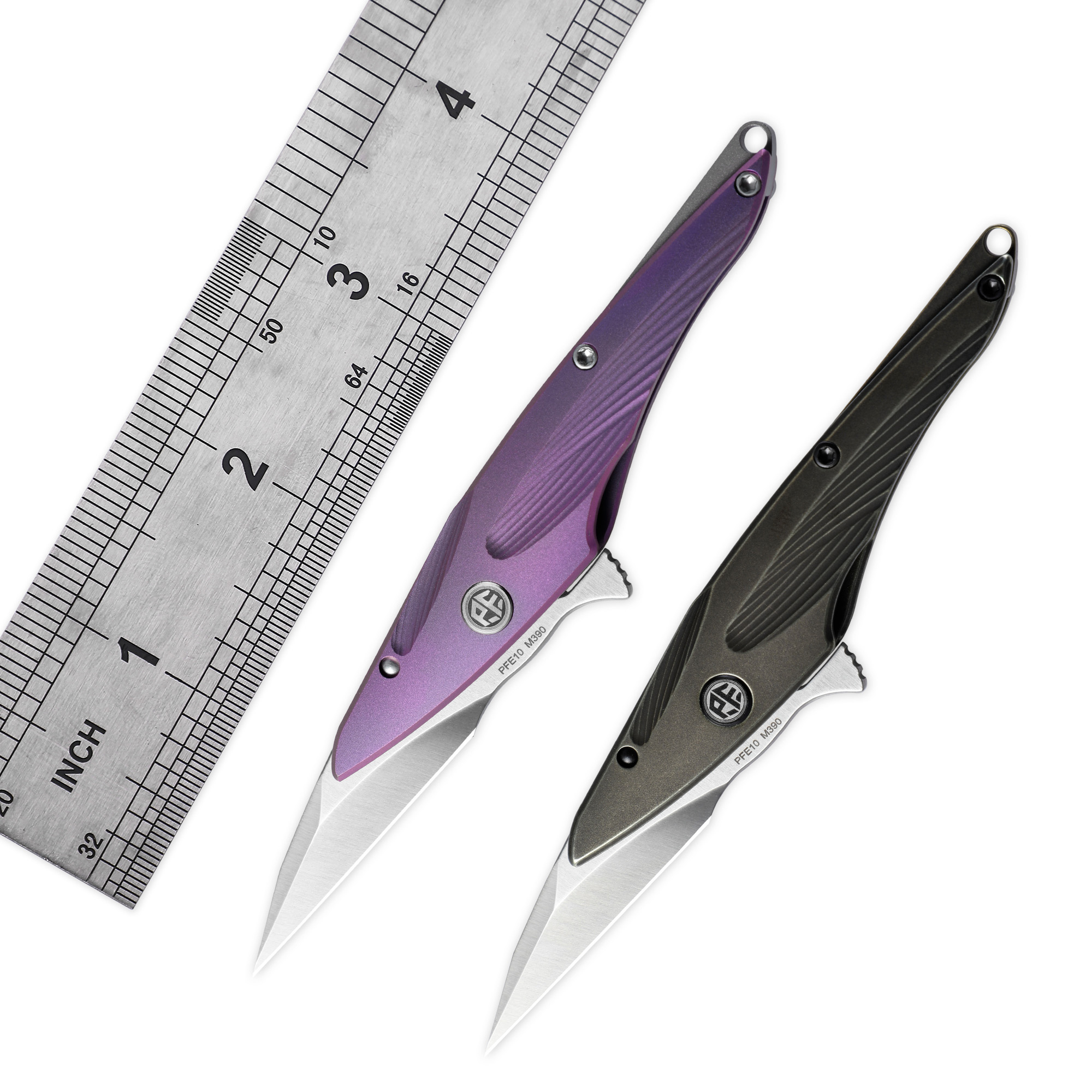 Petrified Fish PFE10 Mini Qual - Dive Knife Titanium 评论和价格