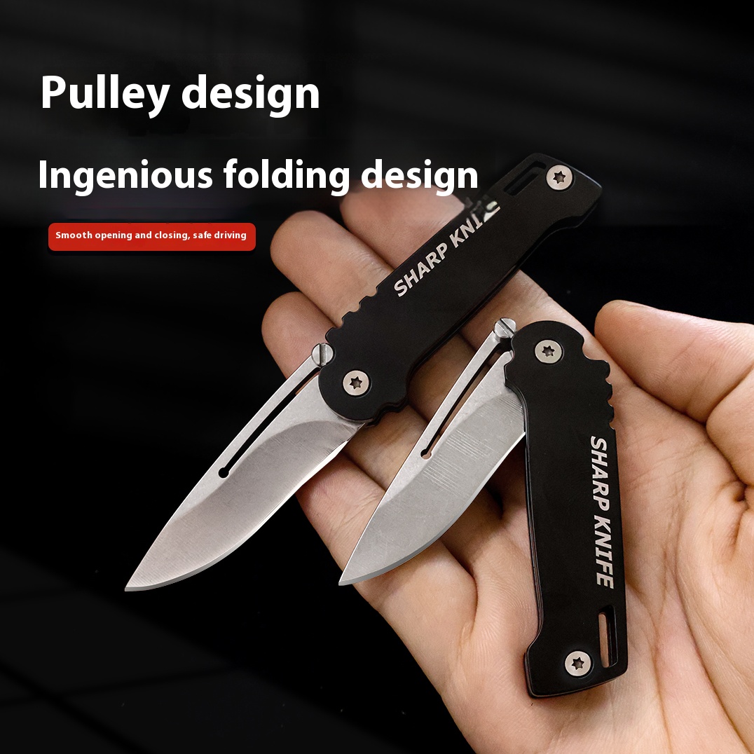 Portable Keychain Folding Util - Dive Knife Titanium 评论和价格