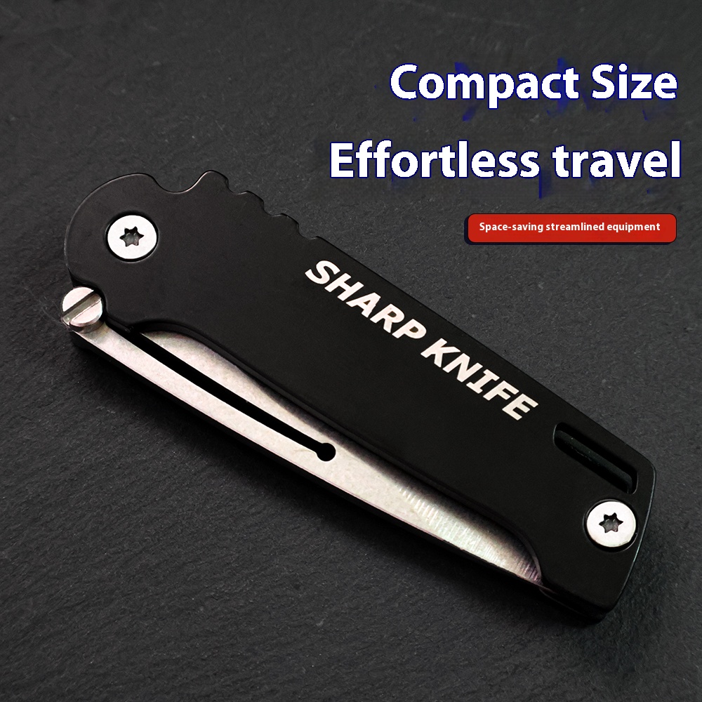 Portable Keychain Folding Util - Dive Knife Titanium 评论和价格