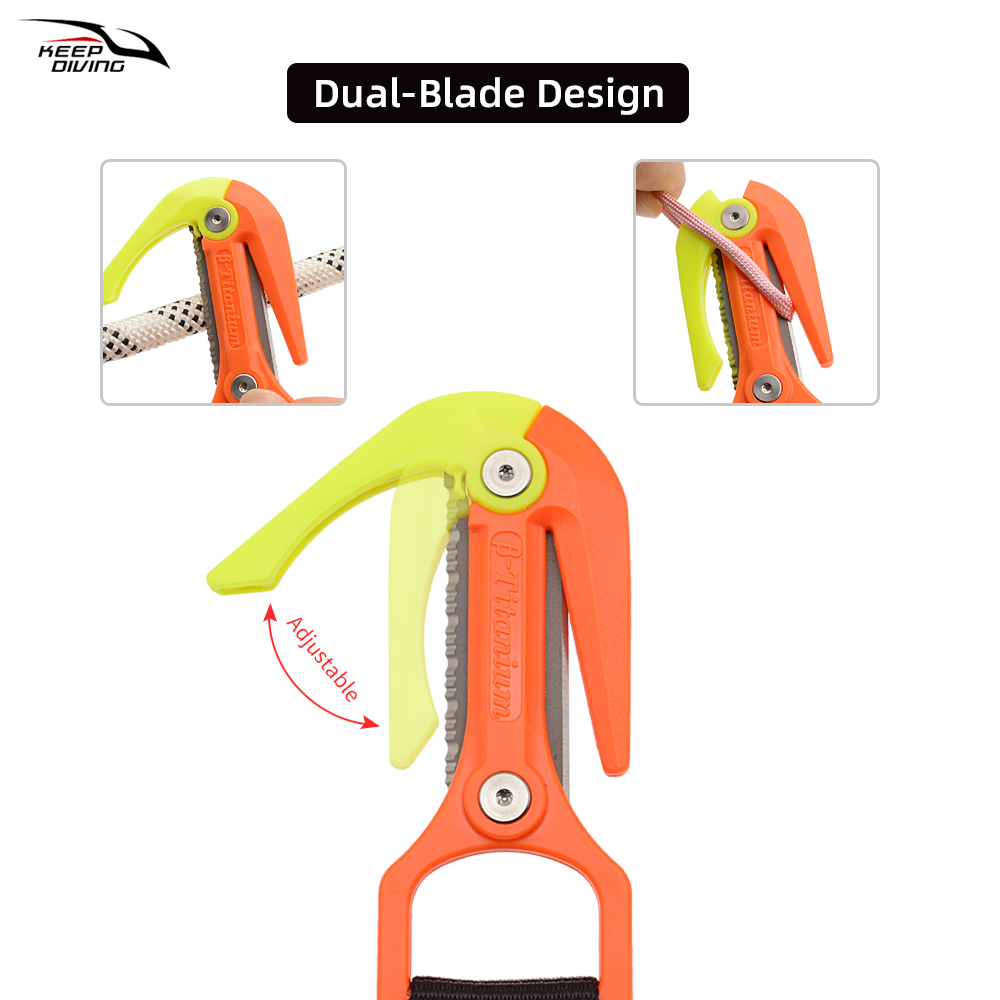1PCS Scuba Diving Titanium All - Dive Knife Titanium 评论和价格